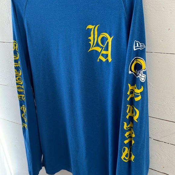 NFL New Era LA Rams Long Sleeve Men’s Sz M - Picture 3 of 6